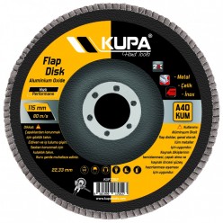 Kupa Flap Disc Zımpara A40-60-80-100-120 (10 Adet Fiyatıdır.) 