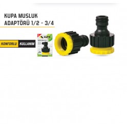 KUP8511 Kupa Musluk Adaptörü 1/2 – 3/4 (12 adet)