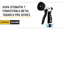 Kupa Otomatik 7 Fonksiyonlu Metal Tabanca Pro Series KUP8522