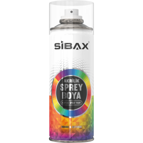 Sibax Rainbow Akrilik Sprey Boya 400 Ml Antrasit Gri TAB451 (RAL 7016)