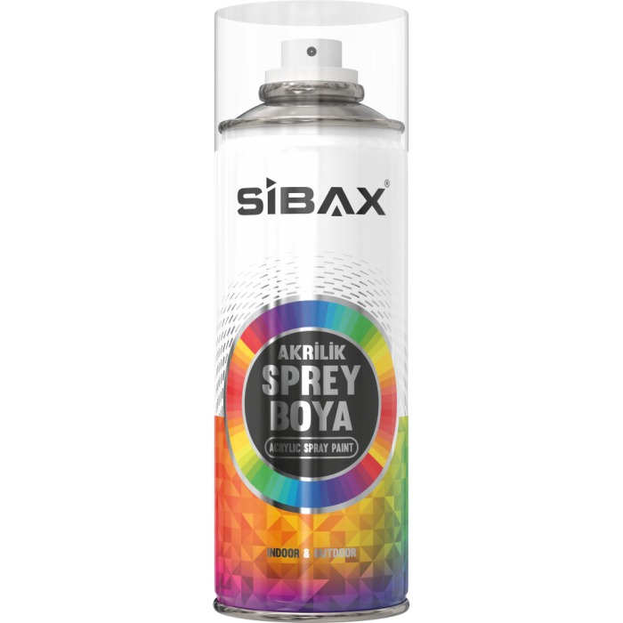 Sibax Rainbow Akrilik Sprey Boya 400 Ml Antrasit Gri TAB451 (RAL 7016)