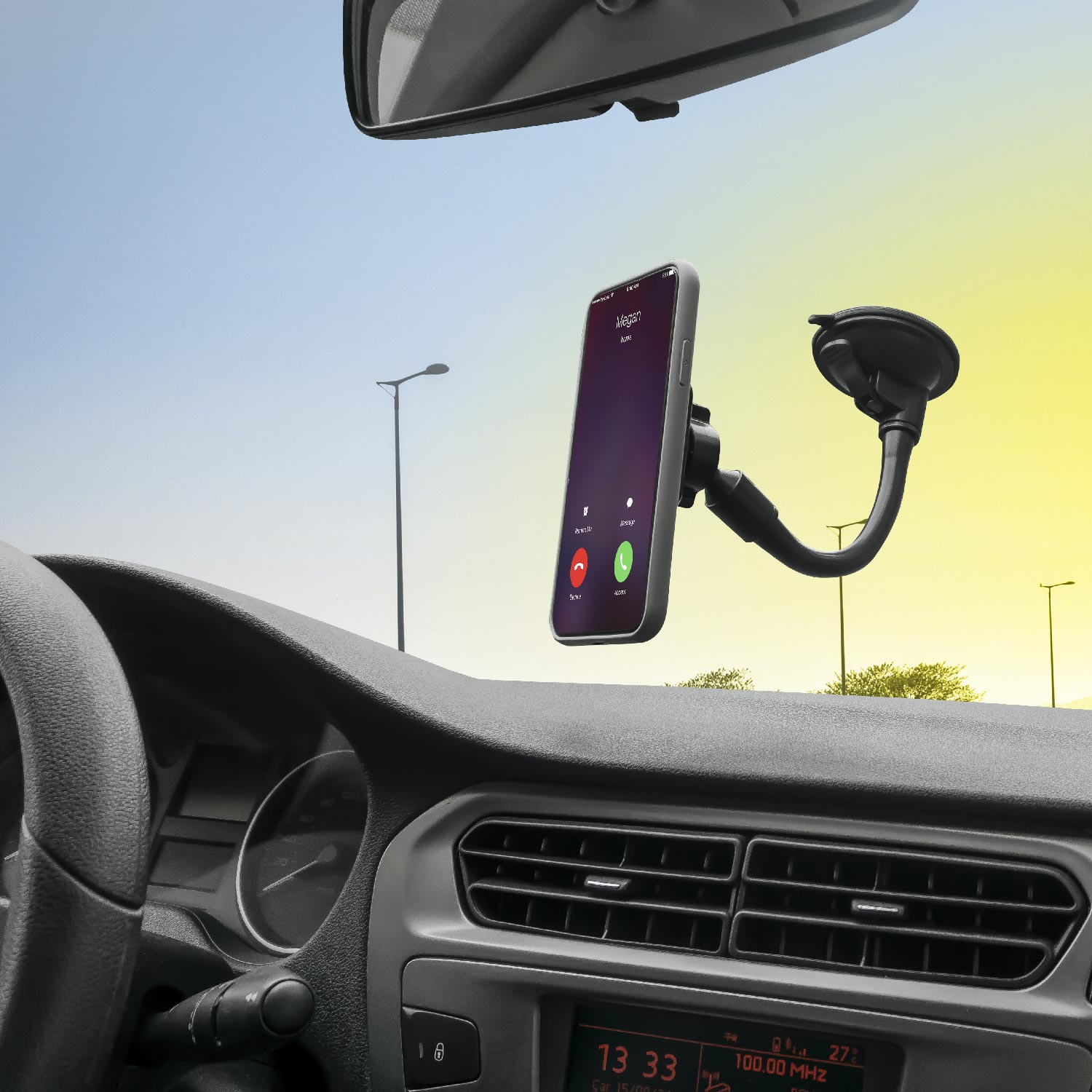 Automix kugu boynu manyetik telefon tutucu