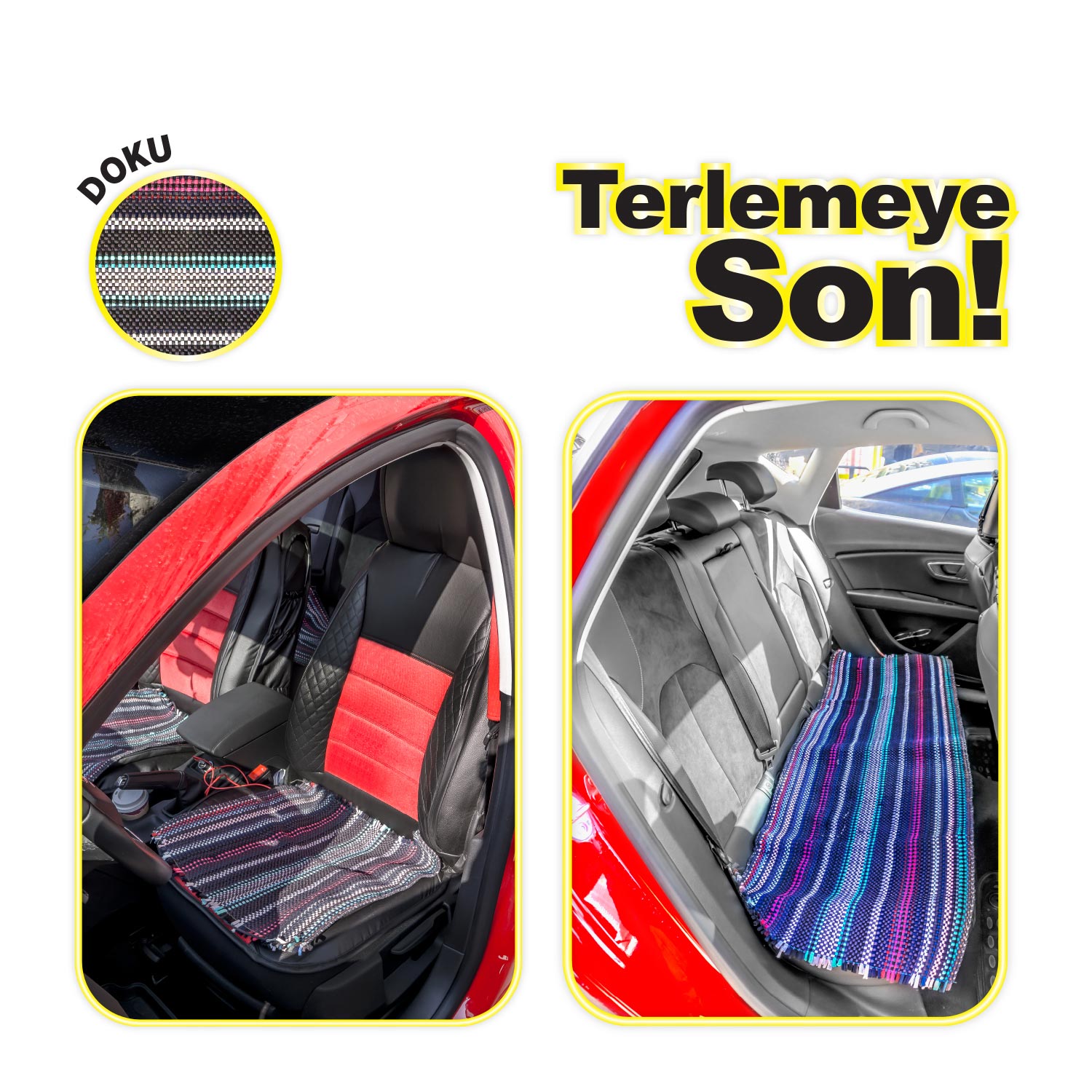 Automix kilim minder 3 parca